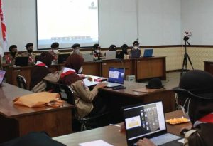 Suasana Musyawarah Kerja Pramuka UGM 2022